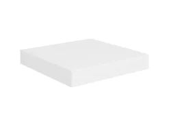 Prateleiras de parede suspensas 4 pcs 23x23,5x3,8cm MDF branco PT455758