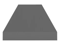 Prateleiras de parede suspensas 2 pcs 90x23,5x3,8cm MDF cinza PT522634