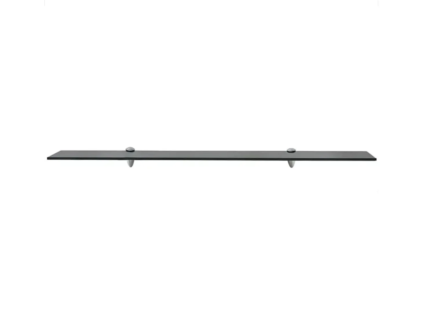 Prateleiras flutuantes 2 pcs vidro 100x10 cm 8 mm PT663089
