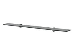 Prateleiras flutuantes 2 pcs vidro 100x20 cm 8 mm PT388012
