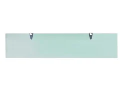 Prateleiras flutuantes 2 pcs vidro 90x20 cm 8 mm PT956092