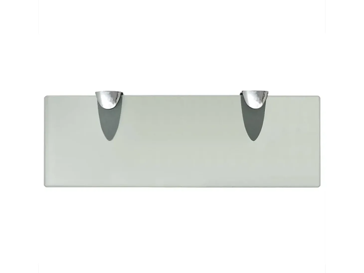 Prateleiras flutuantes 2 pcs vidro 30x10 cm 8 mm PT360156