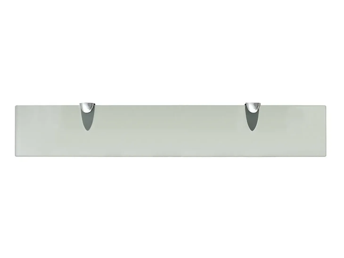 Prateleiras flutuantes 2 pcs vidro 60x10 cm 8 mm PT466749