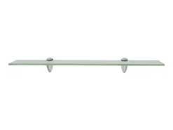Prateleiras flutuantes 2 pcs vidro 60x10 cm 8 mm PT466749