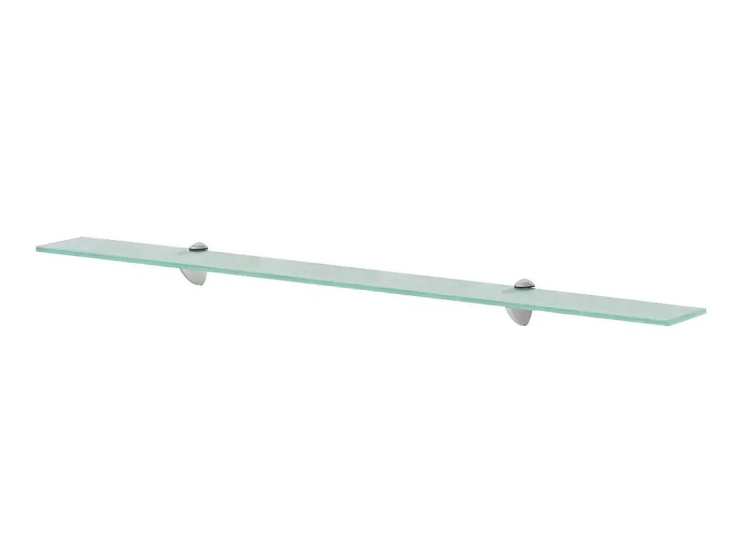 Prateleiras flutuantes 2 pcs vidro 100x10 cm 8 mm PT262104