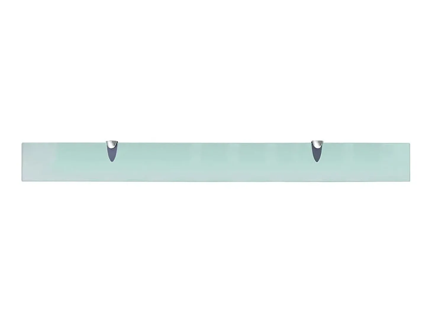 Prateleiras flutuantes 2 pcs vidro 100x10 cm 8 mm PT262104