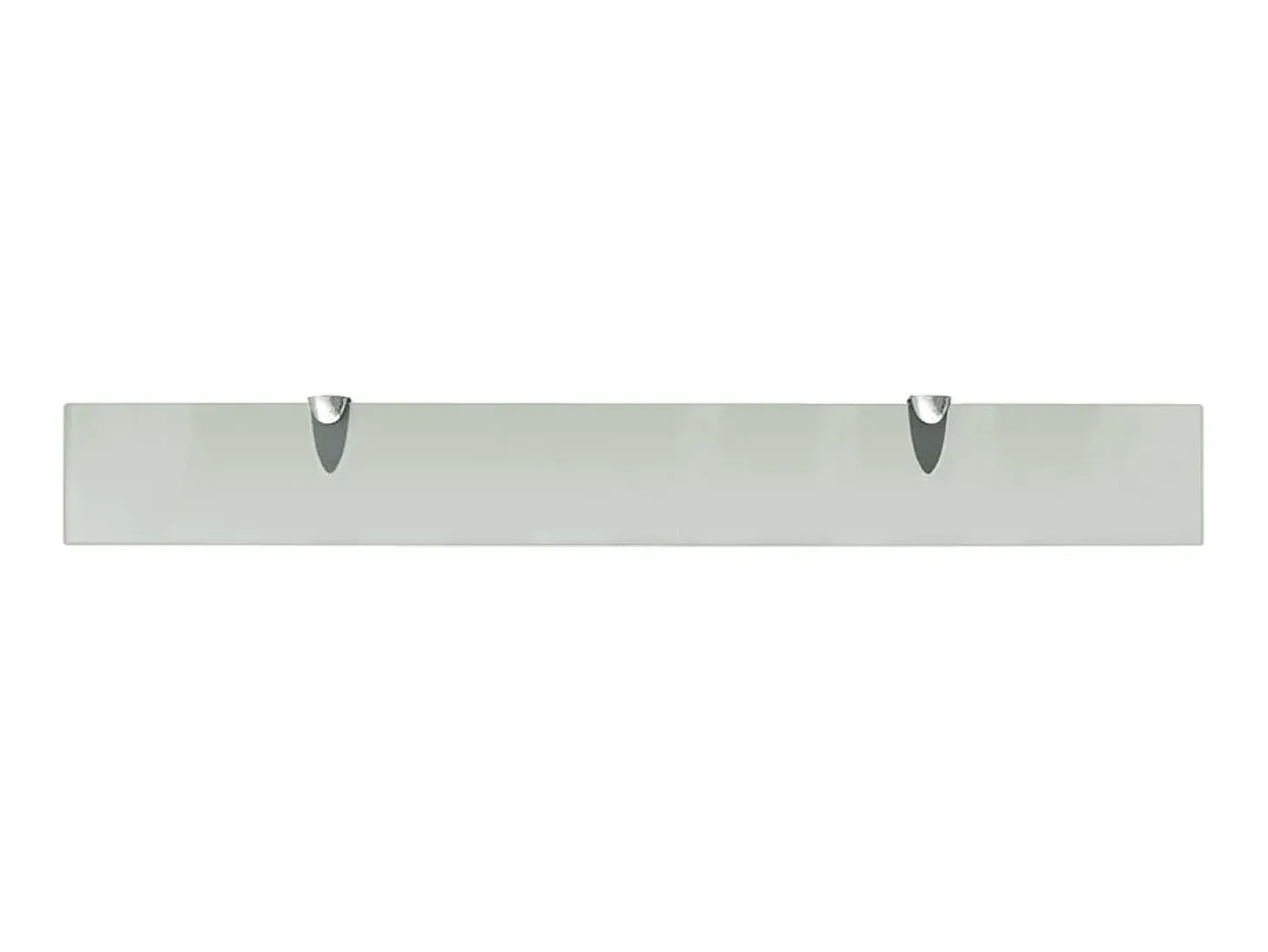 Prateleiras flutuantes 2 pcs vidro 80x10 cm 8 mm PT327860