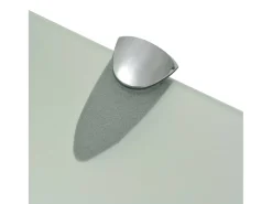 Prateleiras flutuantes 2 pcs vidro 80x10 cm 8 mm PT327860