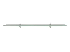 Prateleiras flutuantes 2 pcs vidro 80x10 cm 8 mm PT327860