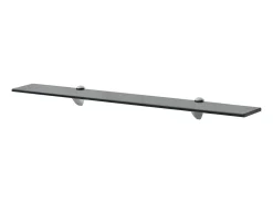 Prateleiras flutuantes 2 pcs vidro 80x10 cm 8 mm PT467018