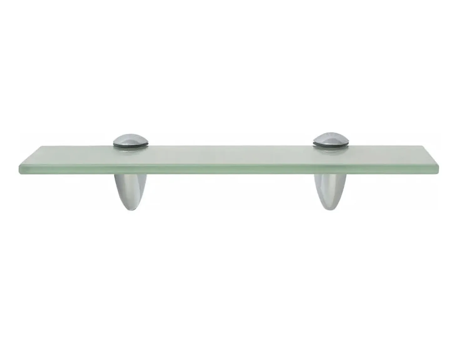 Prateleiras flutuantes 2 pcs vidro 30x20 cm 8 mm