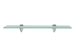 Prateleiras flutuantes 2 pcs vidro 50x10 cm 8 mm PT851023