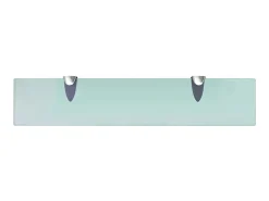 Prateleiras flutuantes 2 pcs vidro 50x10 cm 8 mm PT851023