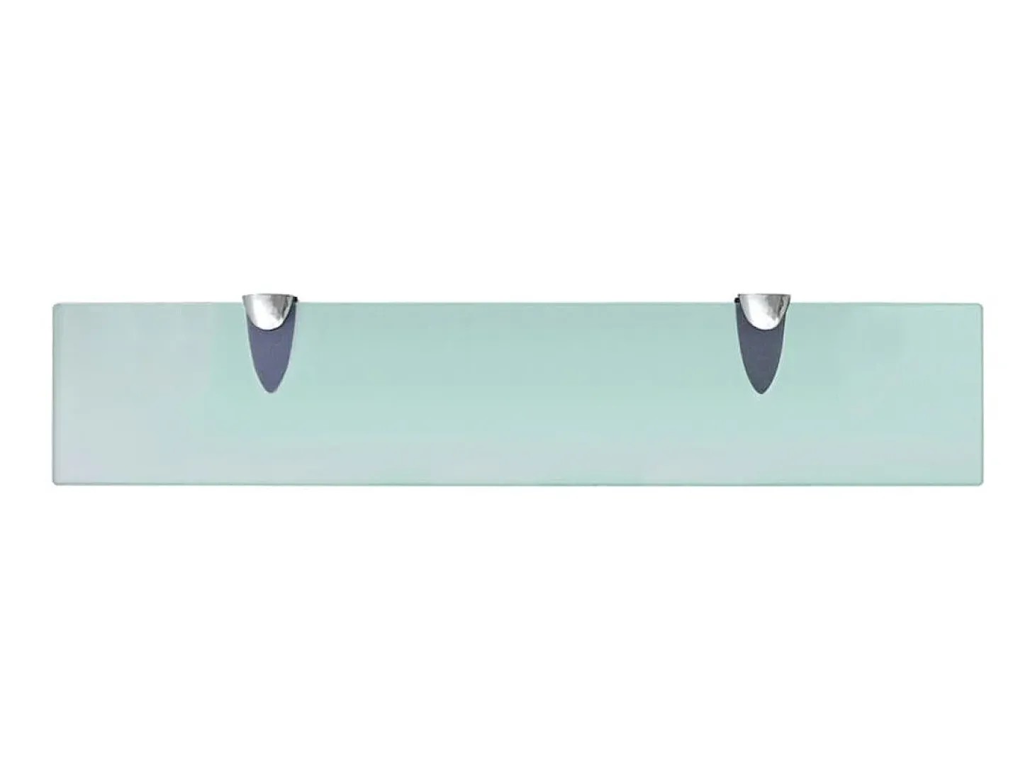 Prateleiras flutuantes 2 pcs vidro 50x10 cm 8 mm PT851023