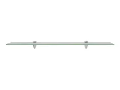 Prateleiras flutuantes 2 pcs vidro 80x20 cm 8 mm PT534015