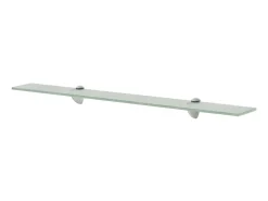 Prateleiras flutuantes 2 pcs vidro 80x20 cm 8 mm PT534015