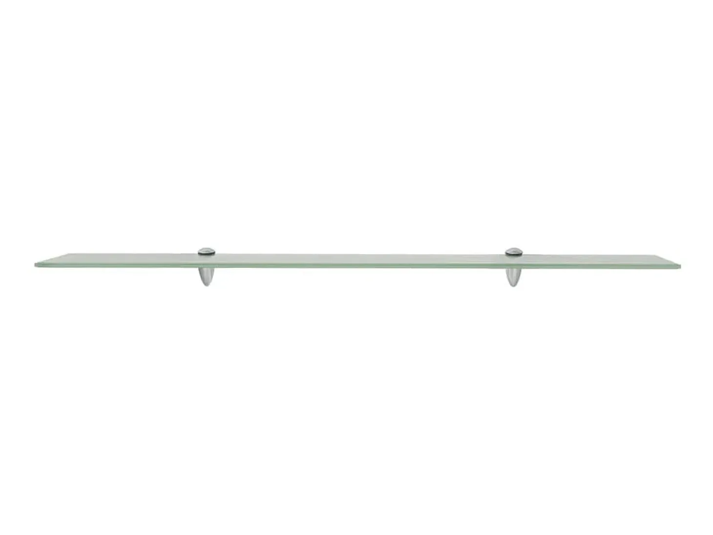 Prateleiras flutuantes 2 pcs vidro 100x20 cm 8 mm PT281337