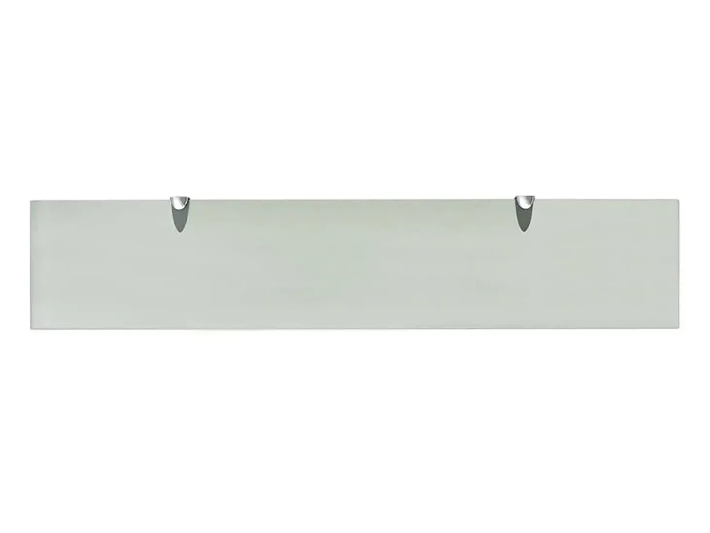 Prateleiras flutuantes 2 pcs vidro 100x20 cm 8 mm PT281337