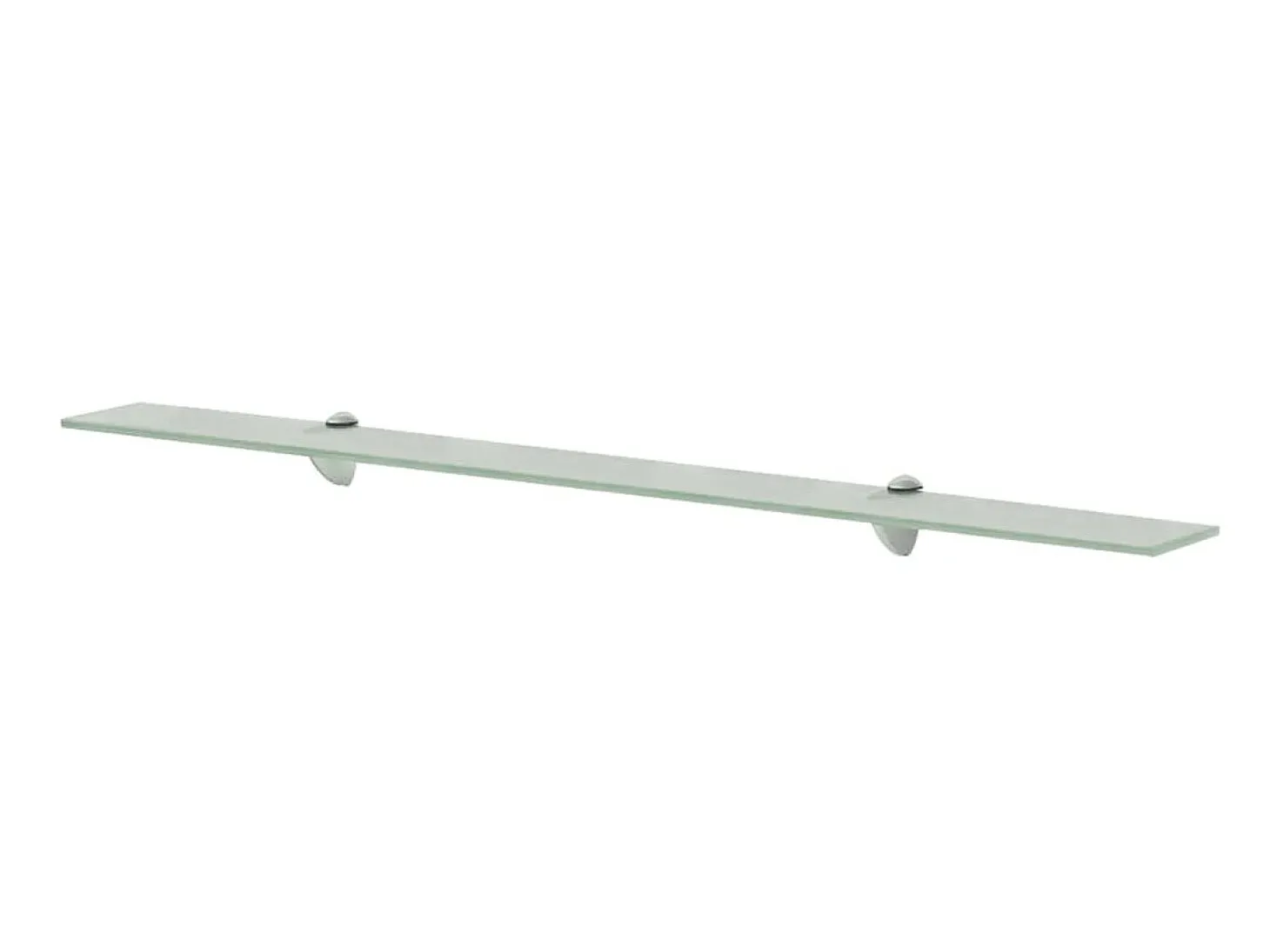 Prateleiras flutuantes 2 pcs vidro 100x20 cm 8 mm PT281337