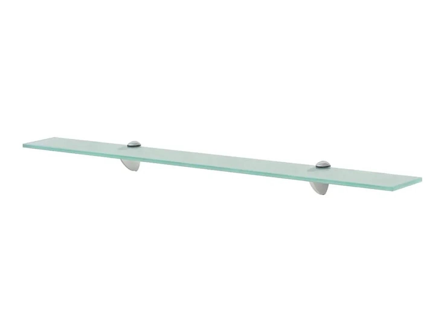 Prateleiras flutuantes 2 pcs vidro 80x10 cm 8 mm PT633080