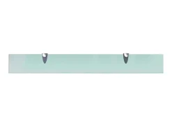 Prateleiras flutuantes 2 pcs vidro 80x10 cm 8 mm PT633080