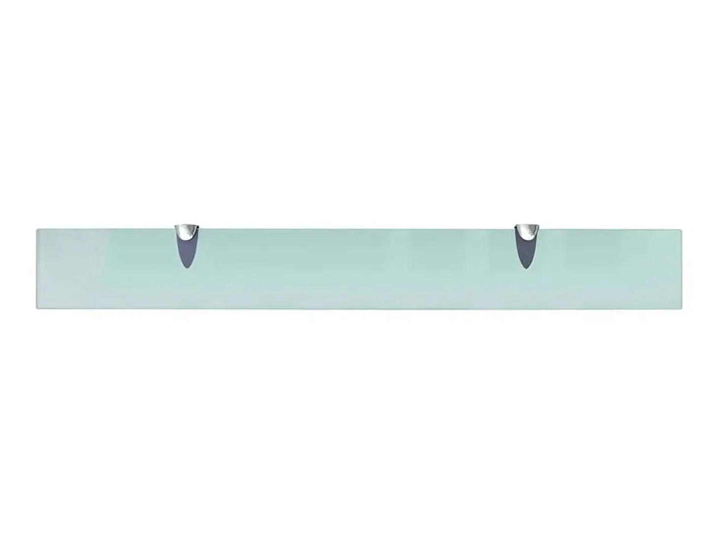 Prateleiras flutuantes 2 pcs vidro 80x10 cm 8 mm PT633080
