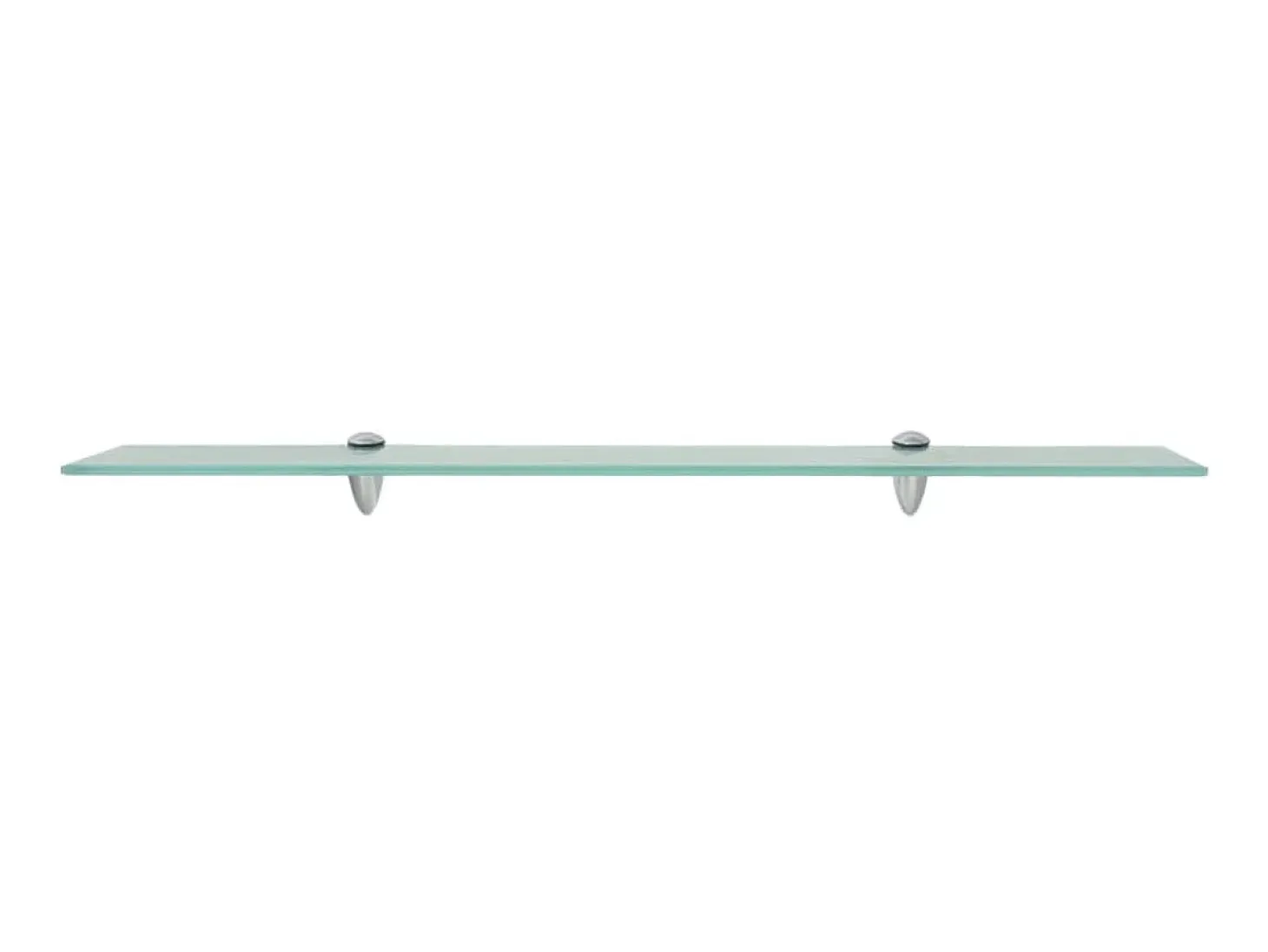 Prateleiras flutuantes 2 pcs vidro 80x10 cm 8 mm PT633080