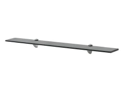 Prateleiras flutuantes 2 pcs vidro 80x20 cm 8 mm PT343333