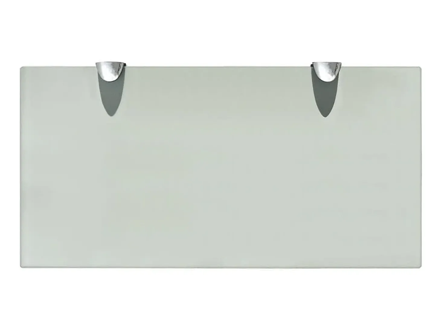 Prateleiras flutuantes 2 pcs vidro 40x20 cm 8 mm PT845235