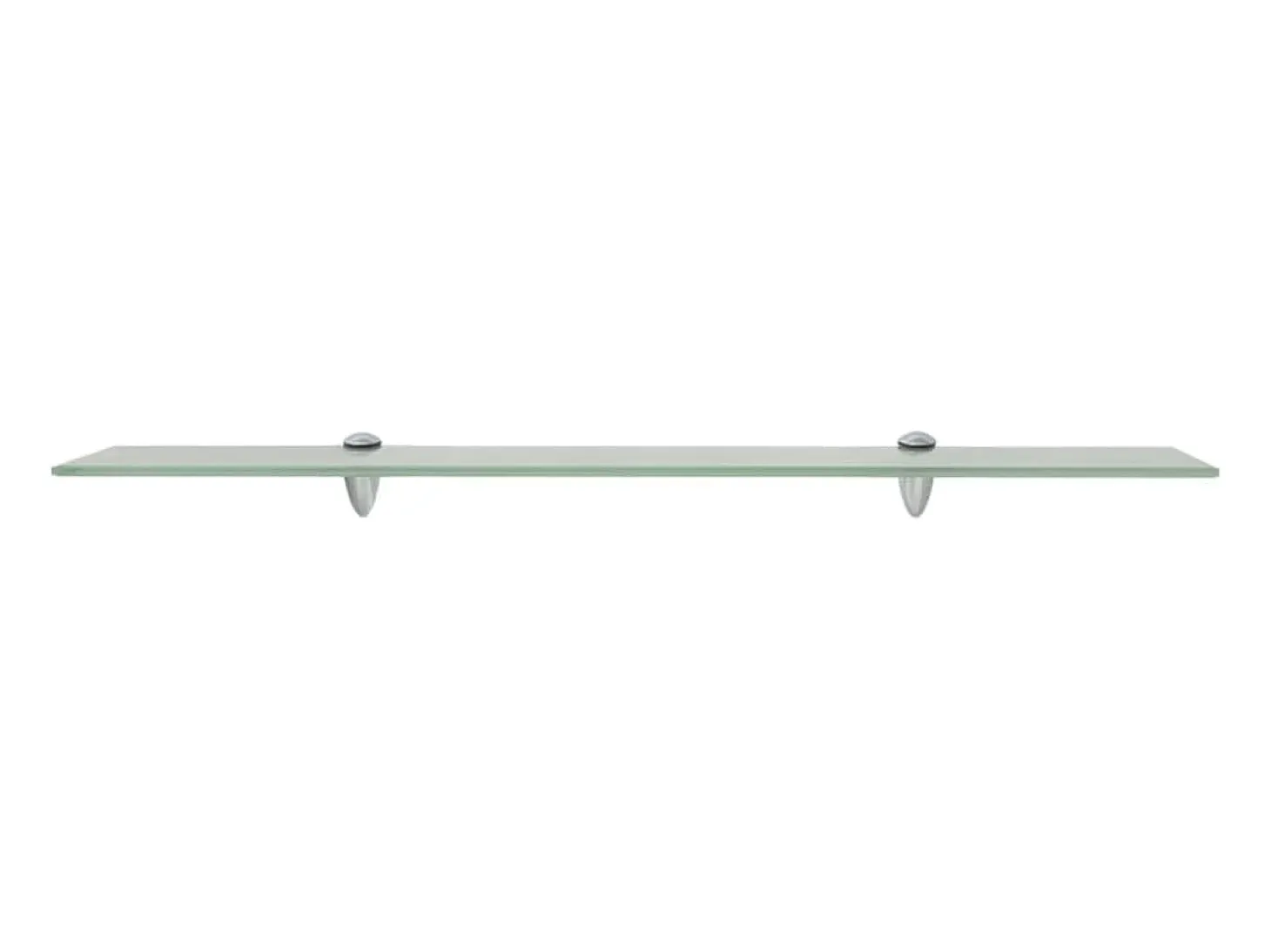 Prateleiras flutuantes 2 pcs vidro 80x20 cm 8 mm