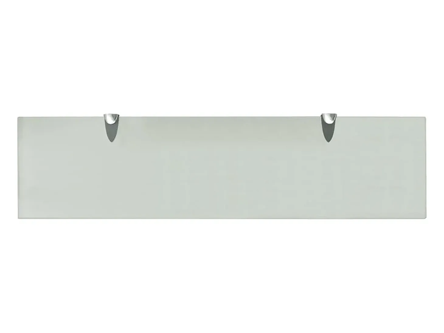 Prateleiras flutuantes 2 pcs vidro 80x20 cm 8 mm