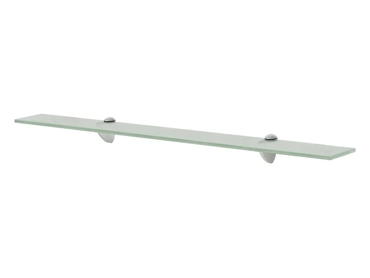 Prateleiras flutuantes 2 pcs vidro 80x20 cm 8 mm