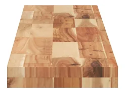 Prateleiras flutuantes 4 pcs acácia maciça c/ acabamento a óleo