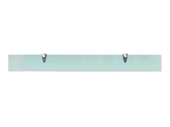 Prateleiras flutuantes 2 pcs vidro 90x10 cm 8 mm PT723360