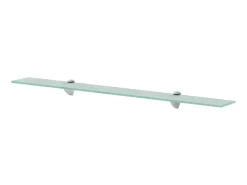 Prateleiras flutuantes 2 pcs vidro 90x10 cm 8 mm PT723360