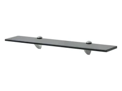 Prateleiras flutuantes 2 pcs vidro 60x10 cm 8 mm