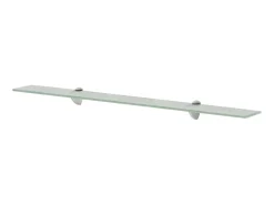 Prateleiras flutuantes 2 pcs vidro 90x20 cm 8 mm PT451868