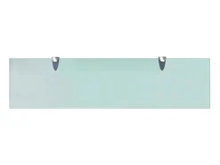 Prateleiras flutuantes 2 pcs vidro 80x20 cm 8 mm PT670728