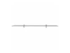 Prateleiras flutuantes 2 pcs vidro 90x10 cm 8 mm PT948742