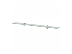 Prateleiras flutuantes 2 pcs vidro 90x10 cm 8 mm PT948742
