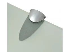 Prateleiras flutuantes 2 pcs vidro 90x10 cm 8 mm PT948742