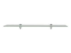 Prateleiras flutuantes 2 pcs vidro 70x10 cm 8 mm PT237645