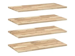 Prateleiras flutuantes 4pcs 60x40x2cm acácia maciça não tratada PT361701