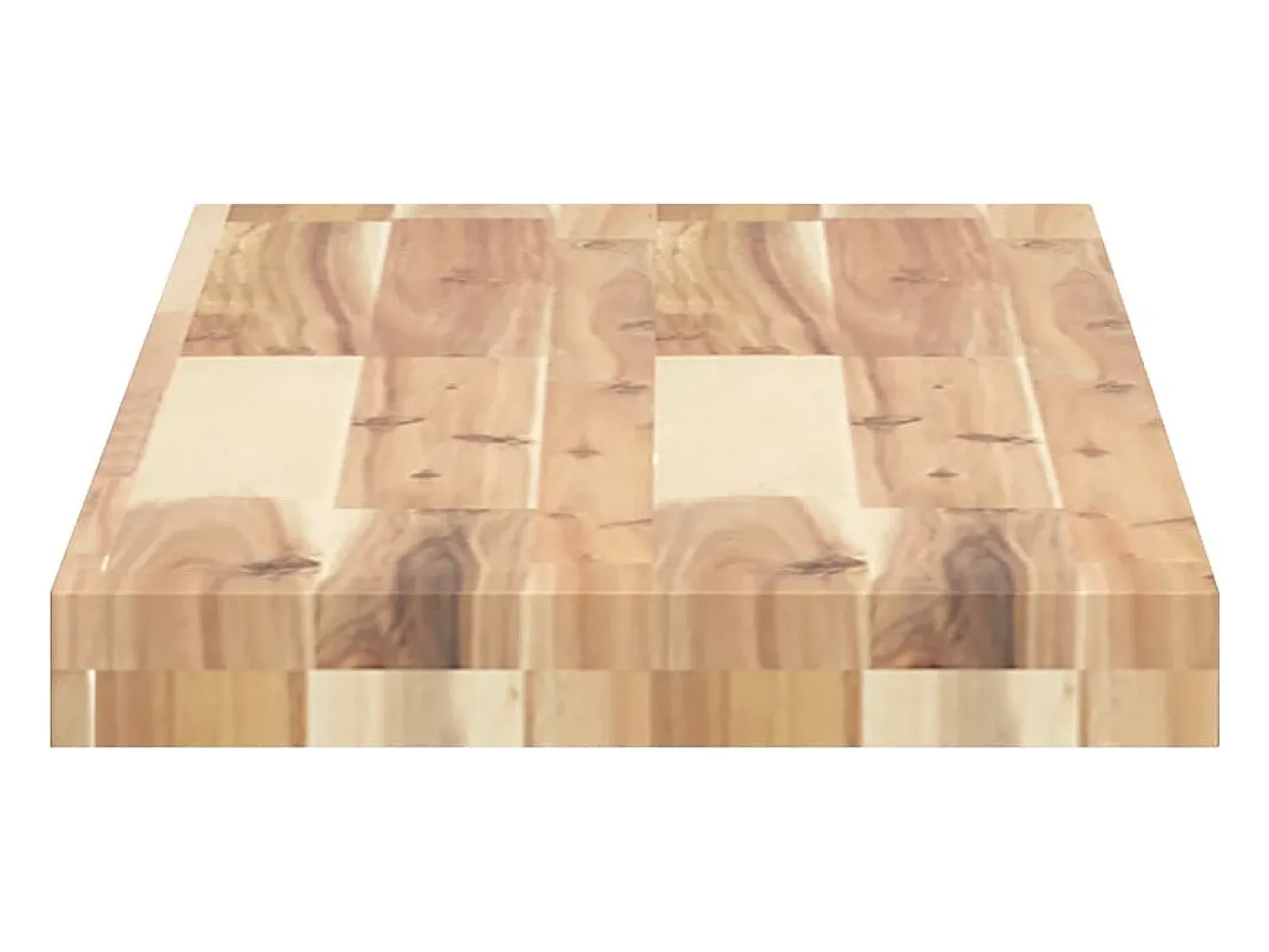 Prateleiras flutuantes 2pcs 80x30x4cm acácia maciça não tratada PT635621