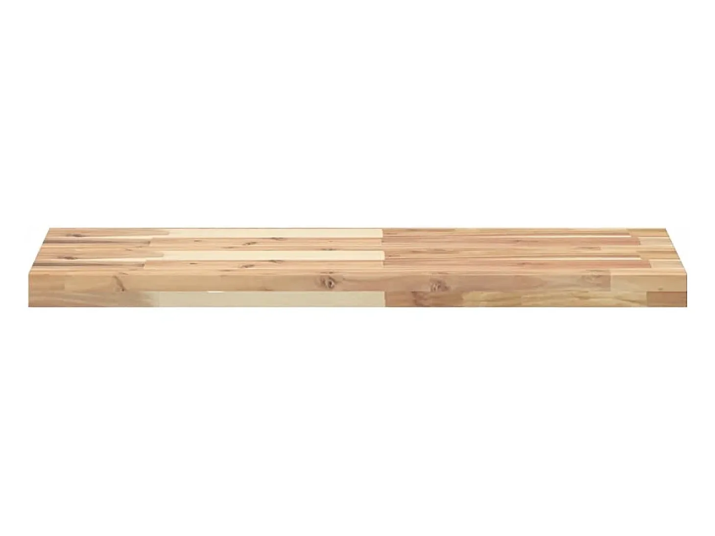 Prateleiras flutuantes 2pcs 80x30x4cm acácia maciça não tratada PT635621
