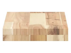 Prateleiras flutuantes 4pcs 40x20x4cm acácia maciça não tratada PT697928