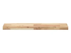 Prateleiras flutuantes 2pcs 80x20x4cm acácia maciça não tratada PT787323