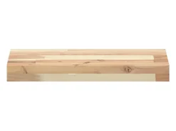 Prateleiras flutuantes 2pcs 60x20x4cm acácia maciça não tratada PT451746