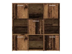Prateleiras p/ estante 90x28x90 cm deriv. madeira madeira velha