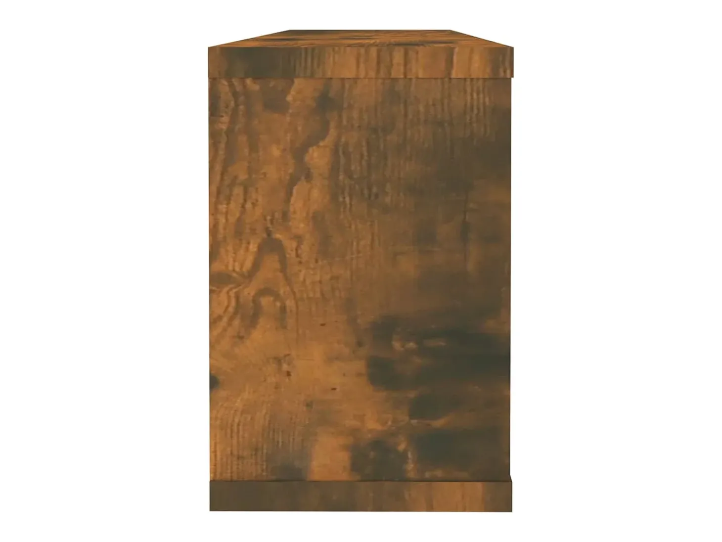 Prateleiras parede 6 pcs madeira processada 60x15x23 cm fumado